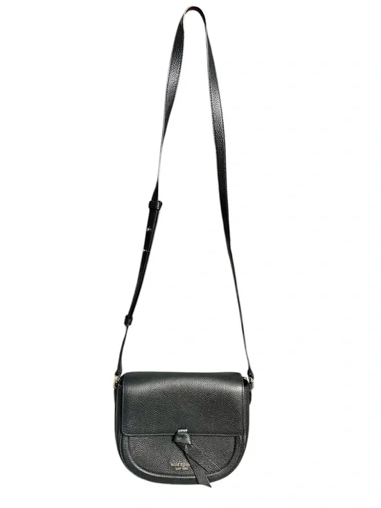 Kate Spade Knott Black Pebbled Leather Dual Compartment Adjustable Crossbody Bag - Picture 8 of 8